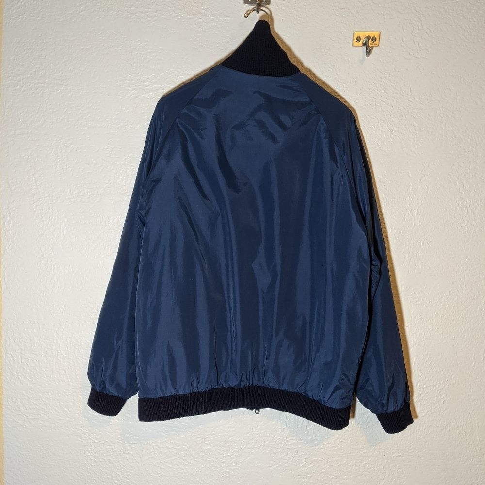 *SOLD*Vintage Reversible Wool Sweater Nylon Wind Breaker TM Athletics XL - Picture 12 of 13